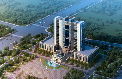 祁东县政务中心、人防指挥所综合楼项目设计