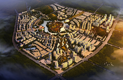 湖南省宁乡县金州新城中心区城市设计