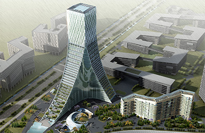 成都市高新区ICON“云端”超高层城市综合体建筑设计