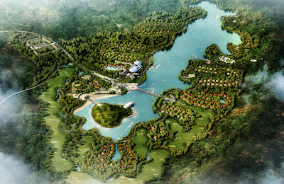 湖南澄月湖生态度假公园规划设计